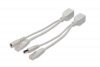 Digitus Zestaw pasywnych kabli PoE FastEthernet 10/100Mbps DC 5.5mm/2.1mm